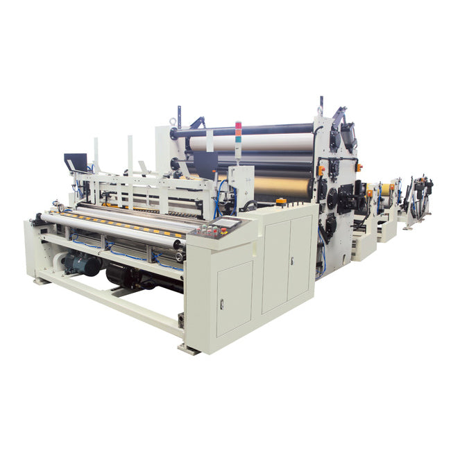 High Speed Automatic Jumbo Roll Toilet Paper Rewinding Machine Toilet Tissue Converting Machinery for Tissue Mill Factory
