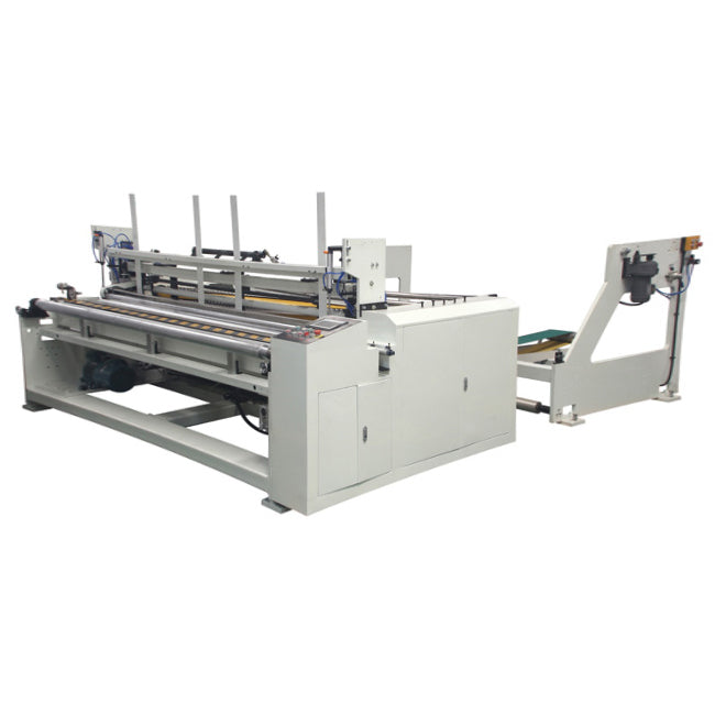 High Speed Automatic  Maxi  Roll Toilet Paper Rewinding Machine Toilet Tissue Converting Machinery With Good Price
