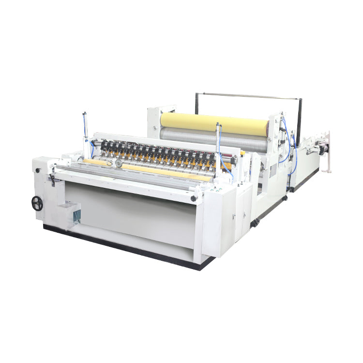 High Speed Complete Maxi Roll Toilet Paper Rewinding Machine Commercial Bathroom Jumbo Tissue Roll Rewinder Equipment
