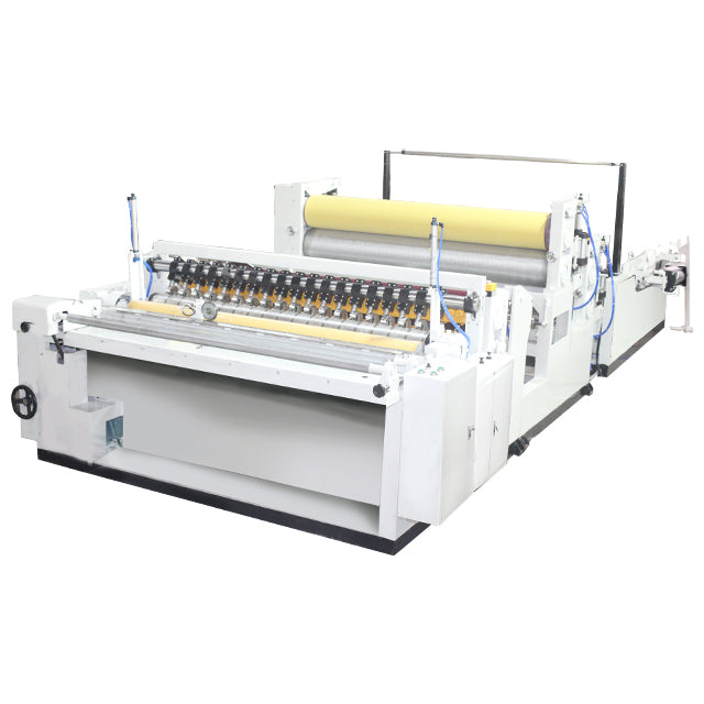 High Speed Complete Maxi Roll Toilet Paper Rewinding Machine Commercial Bathroom Jumbo Tissue Roll Rewinder Equipment