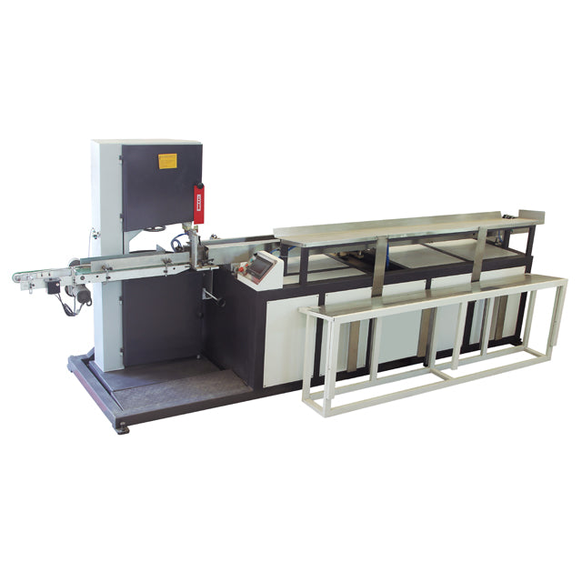 Full Automatic Paper Roll Cutting Machine Toilet Tissue Kitchen Towel Band Saw Cutter High Precision Roll Slitting Equipment