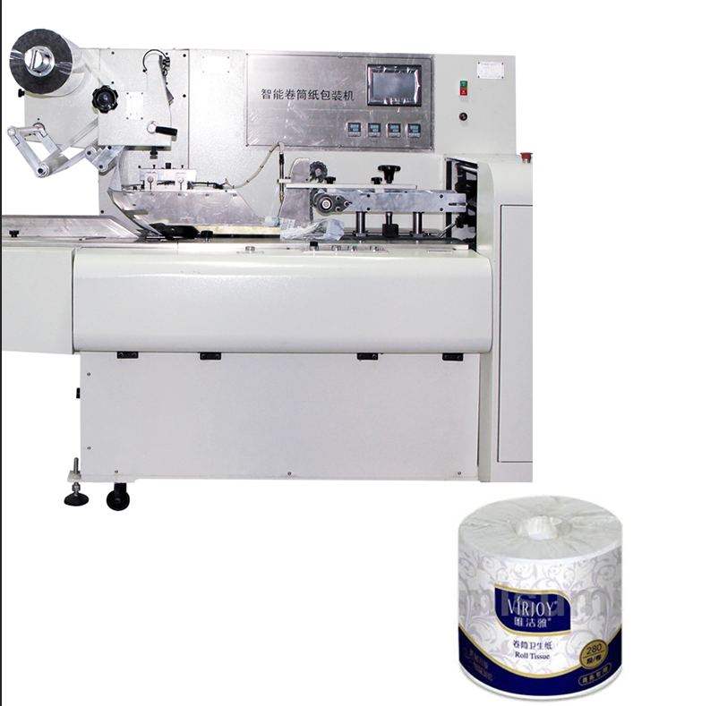 Fully Automatic Economic Complete Toilet Tissue Automatic Single Roll Toilet Paper Wrapping Machine With Good Price
