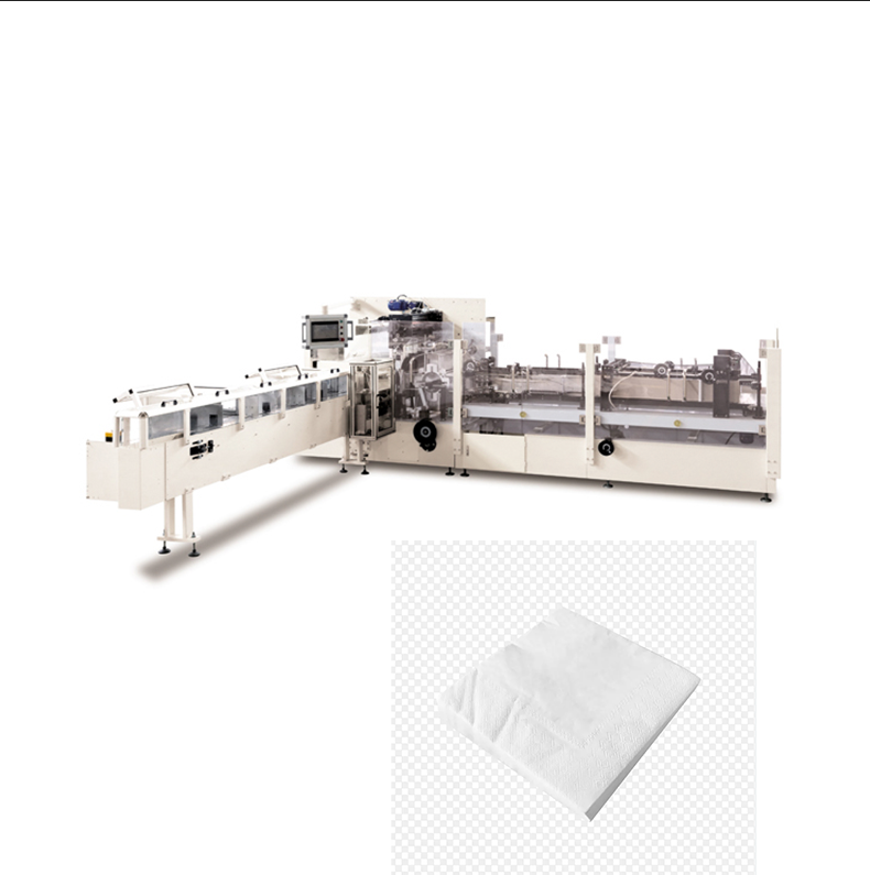 High Speed Automatic Napkin Serviette Tissue Wrapping Machine Big Bag Napkin Paper Bundling Packing Machinery for Tissue Factory