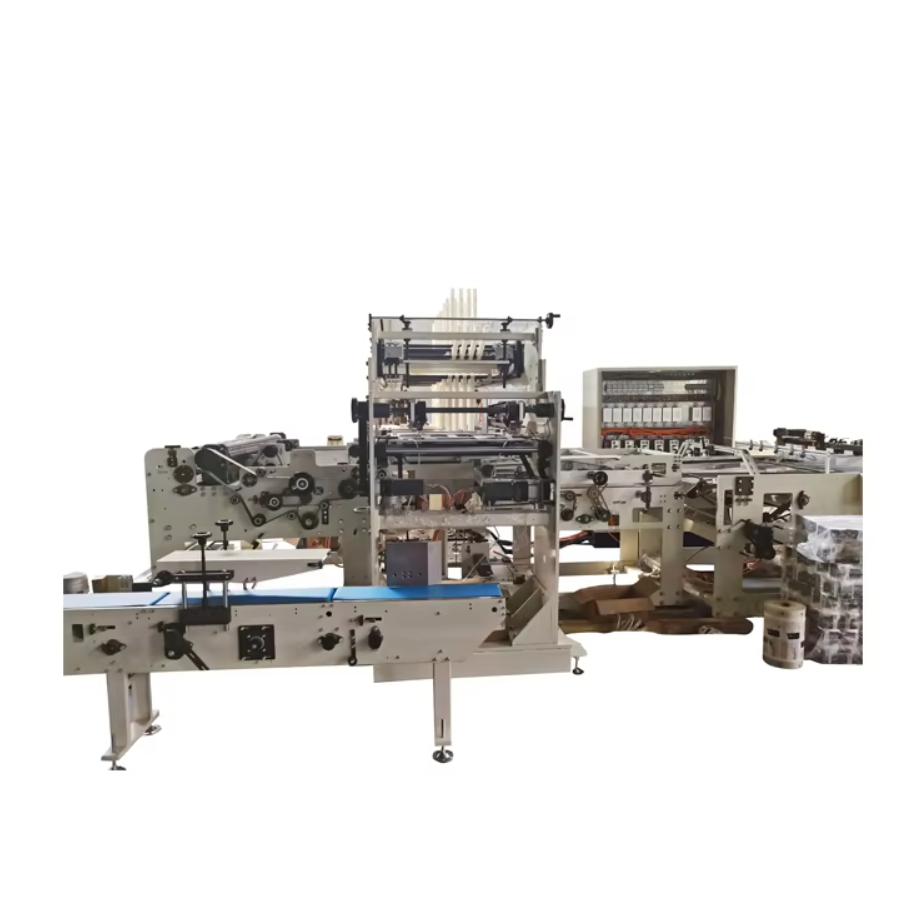 High Speed Automatic Multi Rolls Toilet Tissue Packing Machine Toilet Roll Wrapping Bundling Packaging Machinery for Paper Mill