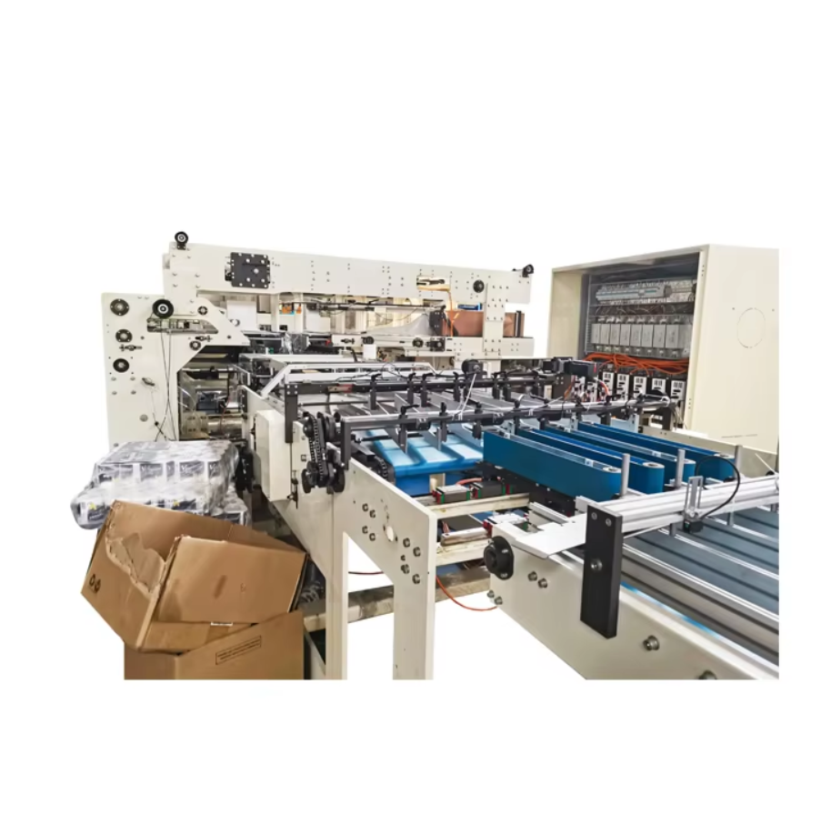 High Speed Automatic Multi Rolls Toilet Tissue Packing Machine Toilet Roll Wrapping Bundling Packaging Machinery for Paper Mill