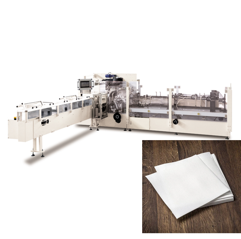 Full Automatic Large Square Napkin Packing Machine High Speed Big Square Tissue Paper Wrapping Machine With Good Price