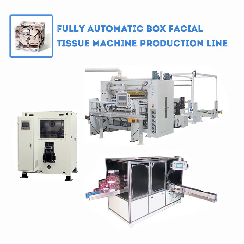 Factory price full automatic box facial tissue machine production line