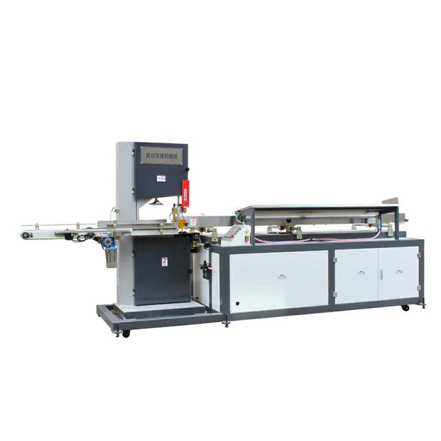 Full Automatic Paper Roll Cutting Machine Toilet Tissue Kitchen Towel Band Saw Cutter High Precision Roll Slitting Equipment