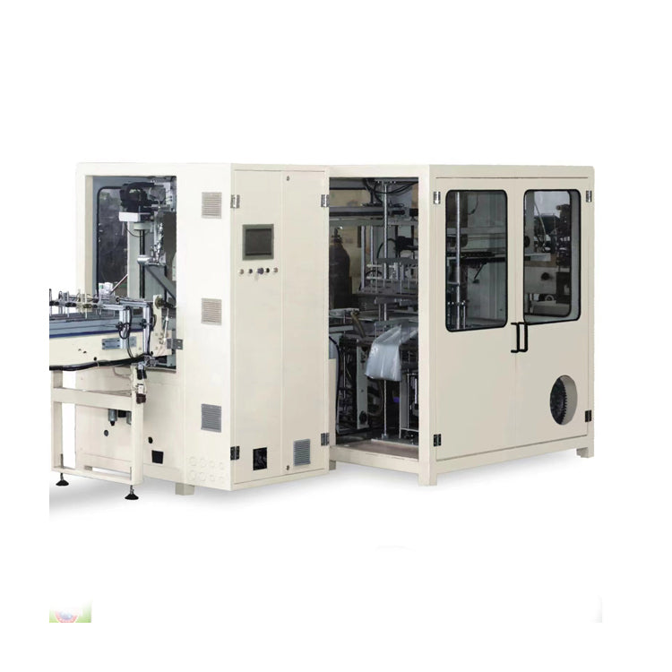 High Speed Automatic Toilet Tissue Roll Bag Bundle Packing Machine Automatic Multi Rolls Toilet Paper Wrapping Packaging Machine