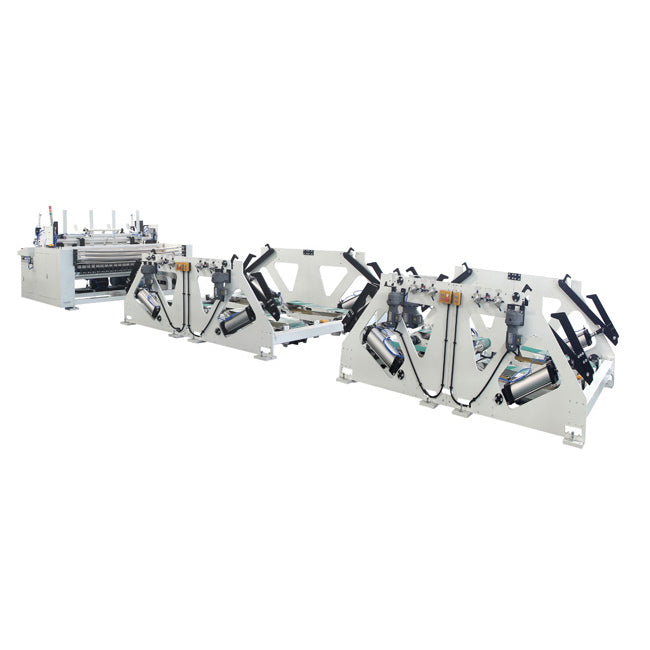 High Speed Automatic Jumbo Roll Toilet Paper Rewinding Machine Toilet Tissue Converting Machinery for Tissue Mill Factory